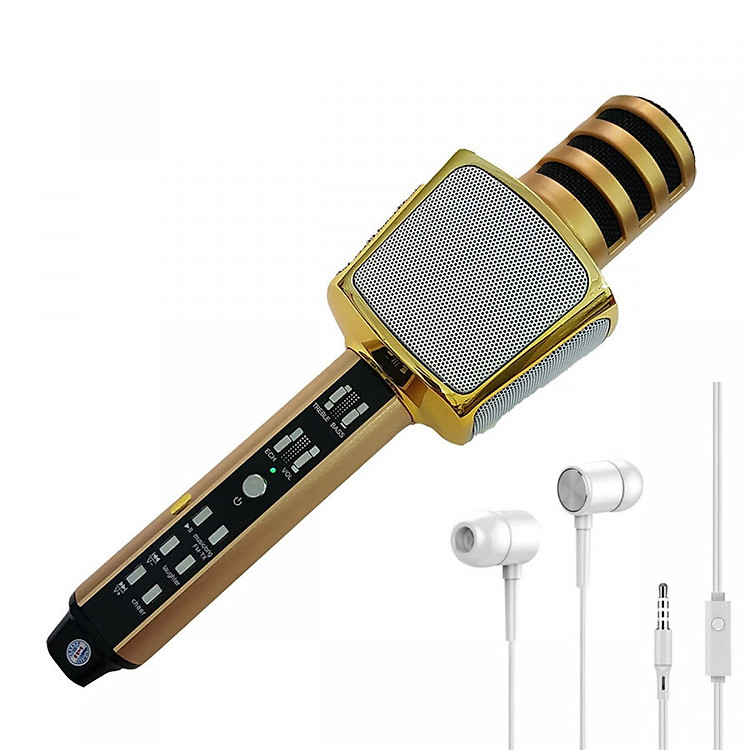 Micro Karaoke tích hợp loa Bluetooth SD-17 (Tặng tai nghe Sendem Super Bass V5)