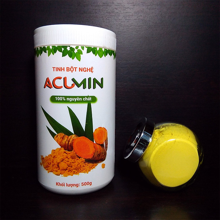 Tinh Bột Nghệ Đỏ Nguyên Chất Acumin Hộp 500Gr
