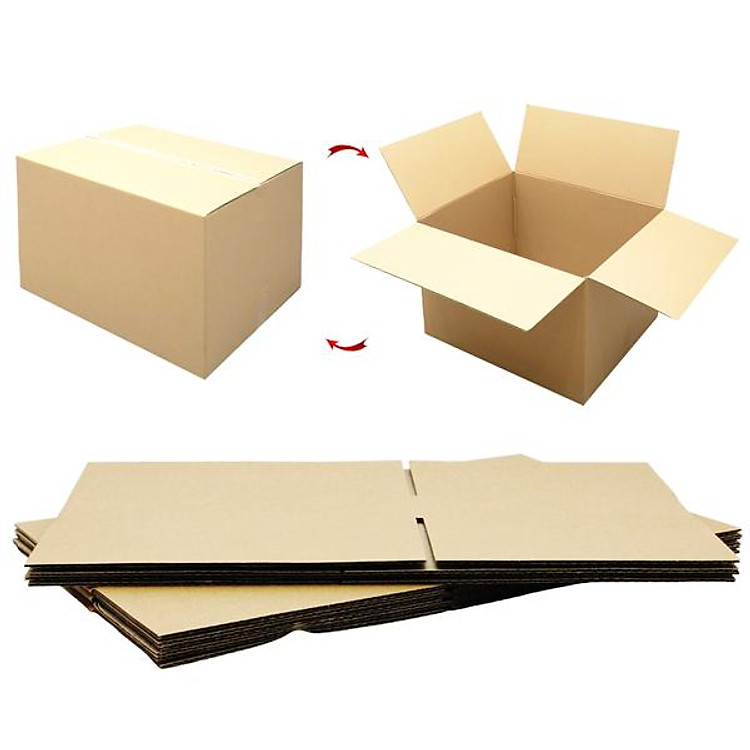 Bộ Thùng Carton Đóng Hàng 60 x 50 x 40 cm (5 chiếc)