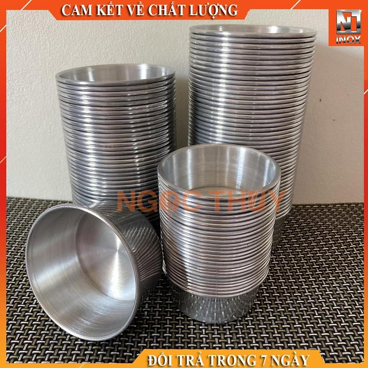 Combo 10 Khuôn nhôm dùng làm bánh da lợn