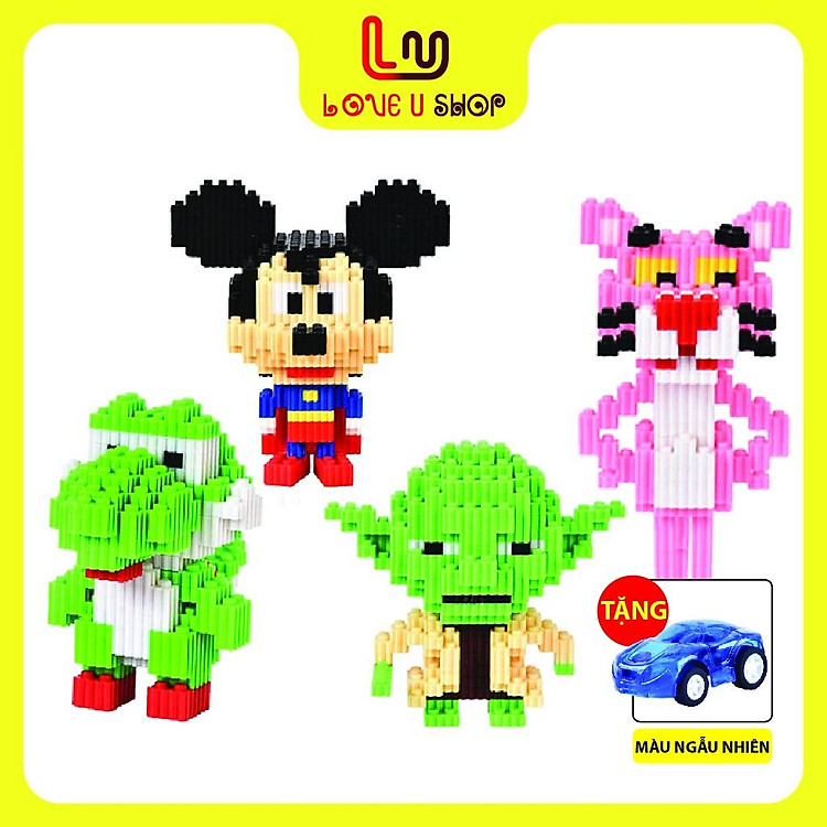 Ghép hình 3D khủng long Pikachu 9,5cm Chính hãng Ưu đãi - Hình ảnh 4