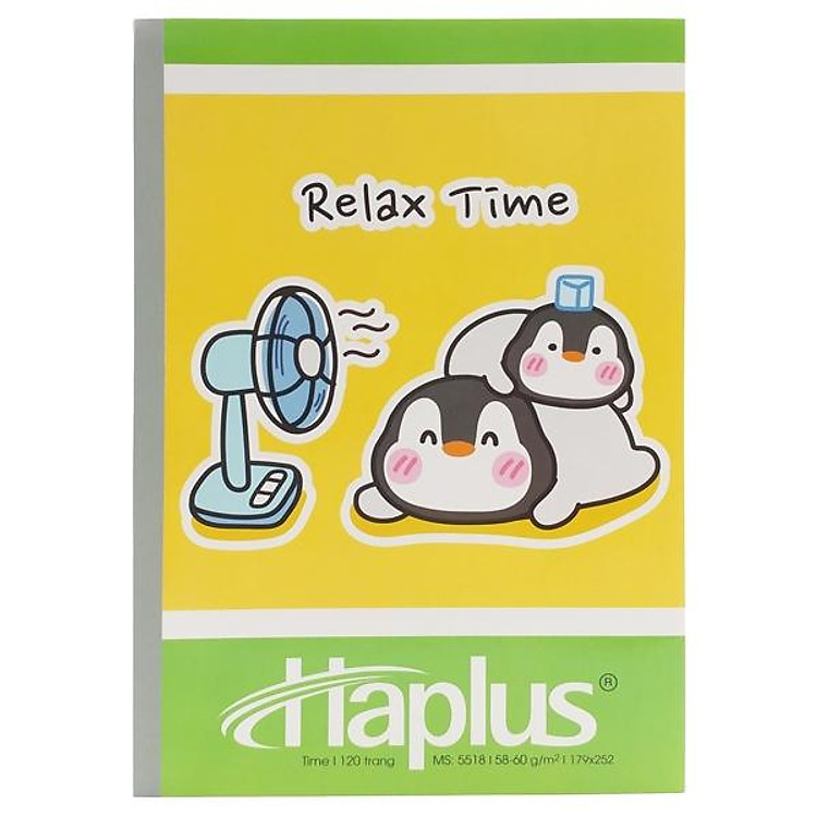 Vở Haplus Time Kẻ Ngang (120 trang)