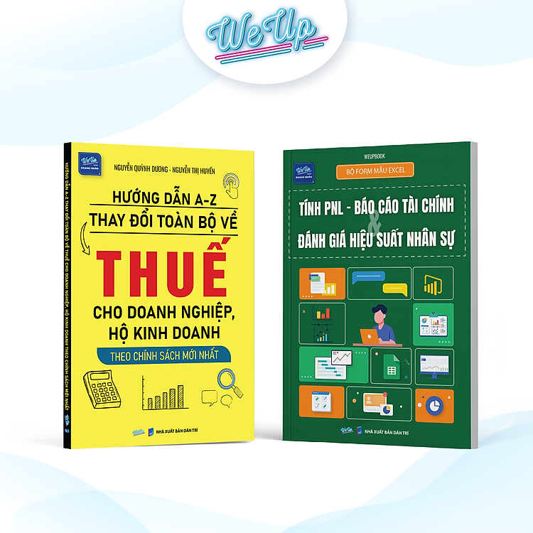 Combo Sách (Tặng EB+Sổ): Hướng dẫn A-Z về Thuế + Bộ File Excel PnL + 7 bước lập kế hoạch + 10 chỉ số + CEO toàn năng