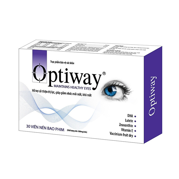 Viên uống bổ mắt tăng cường thị lực và phục hồi tổn thương mắt OPTIWAY
