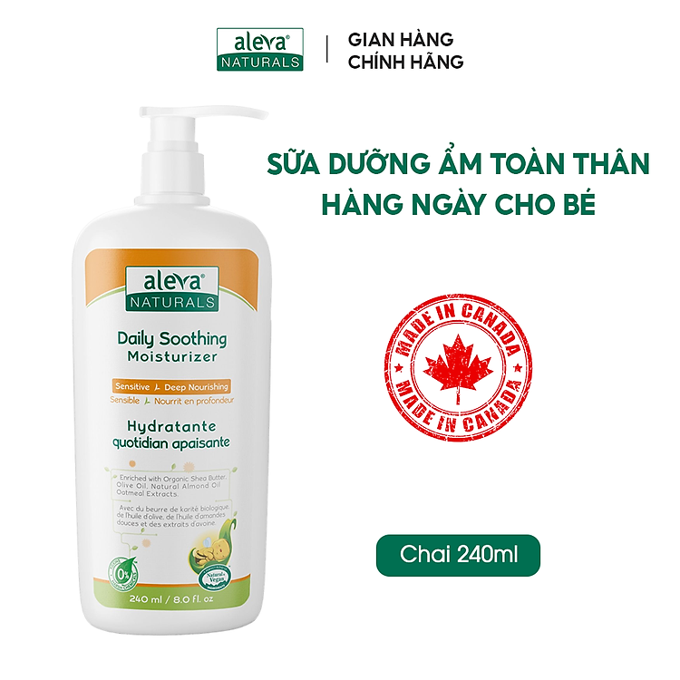 Chọn mua tại Shopee: Sữa dưỡng thể mịn da cho bé Aleva mua giá tốt nhất tại Shop Mall