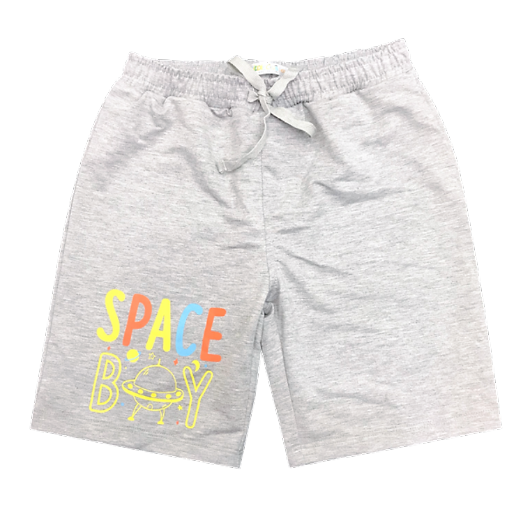Quần Thun Ngắn Bé Trai Kiddie Club KC1807009 - Xám