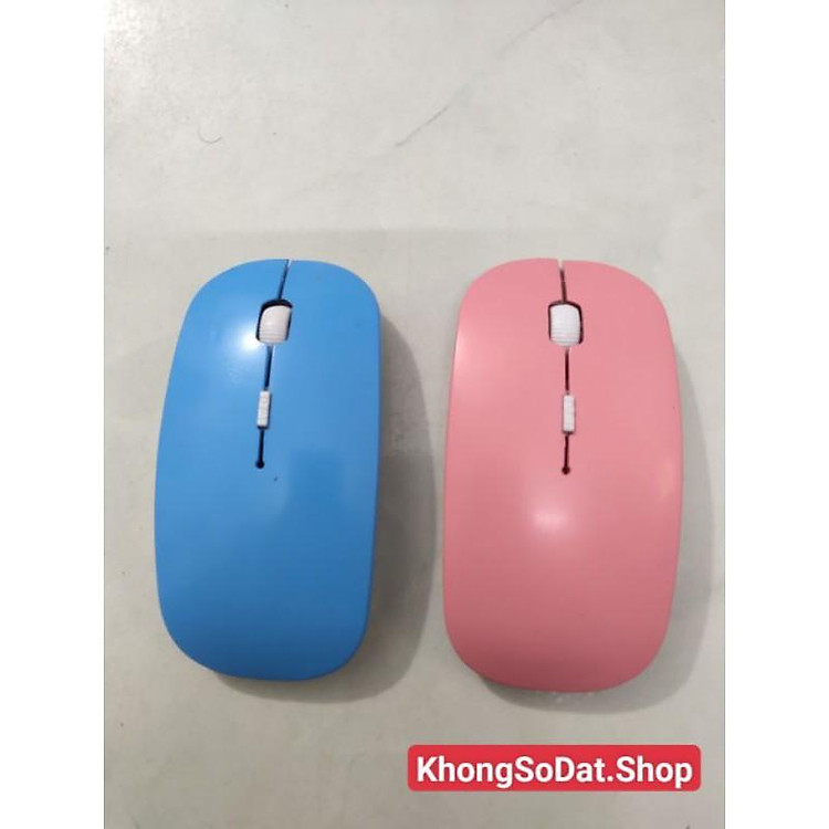 Chuột không dây siêu mỏng 2.4GHz cho máy tính bàn Apple Mac/Laptop kèm bộ tiếp nhận cổng USB tiện dụng