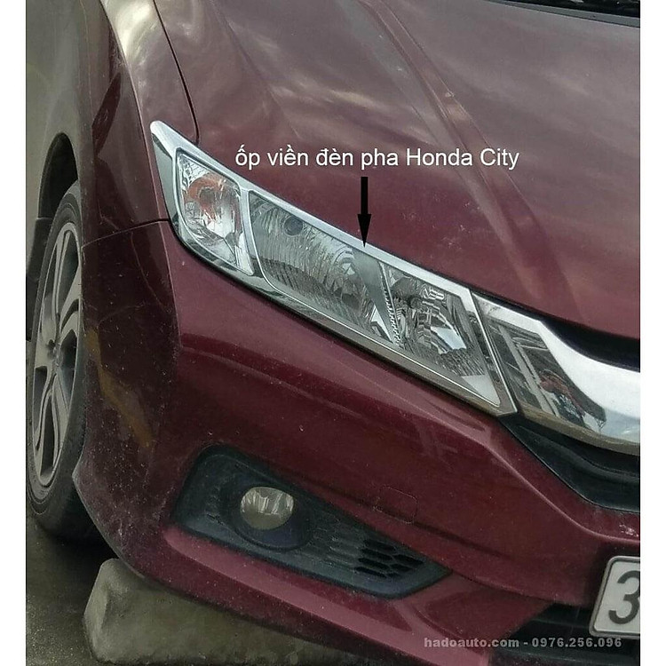 Ốp viền đèn pha hậu Dành Cho Honda City 2017-2020