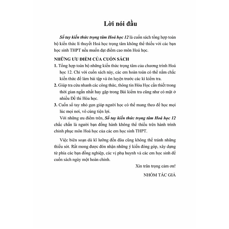 Sổ tay kiến thức trọng tâm Hóa học 12 VietJack 2025 - Ảnh 3