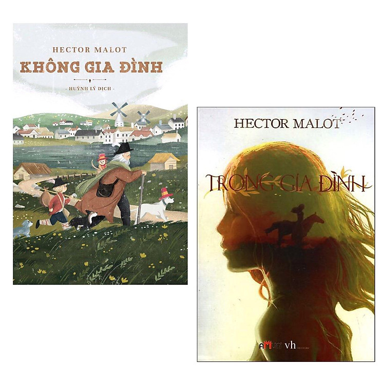 Combo 2 Tác Phẩm Kinh Điển: Không Gia Đình (Tái Bản 2019) + Trong Gia Đình (Tái Bản) / Những Cuốn Sách Hay Nhất Mọi Thời Đại (Tặng Kèm Bookmark Thiết Kế Happy Life)