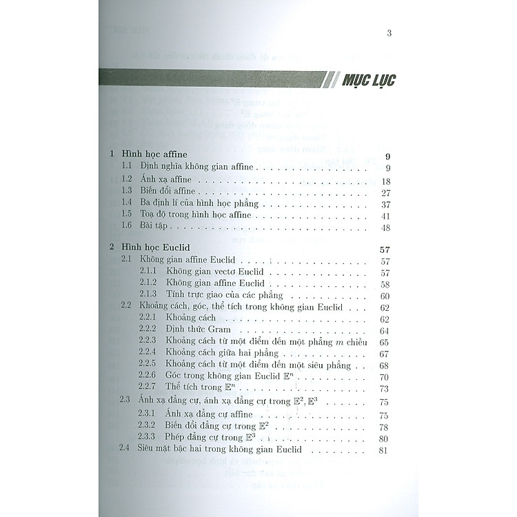 Giáo trình Hình học Tuyến tính - Đỗ Đức Thái (Chủ biên) - Ảnh 2
