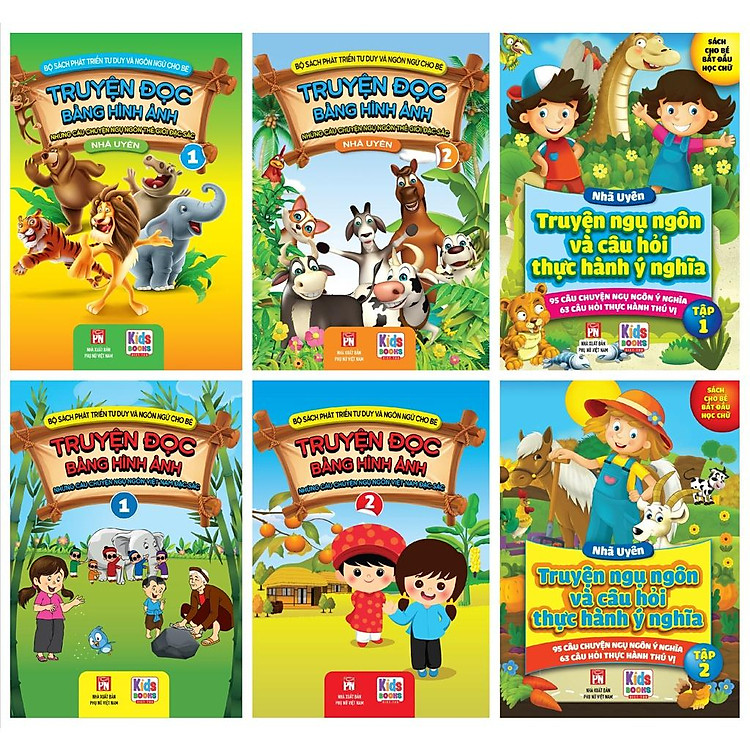 Combo 6 Quyển Phát Triển Tư Duy Và Ngôn Ngữ Cho Bé