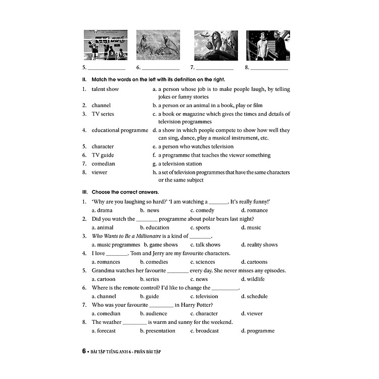 Bài Tập Tiếng Anh Lớp 6 Tập 2 (Có Đáp Án) - Ảnh 3