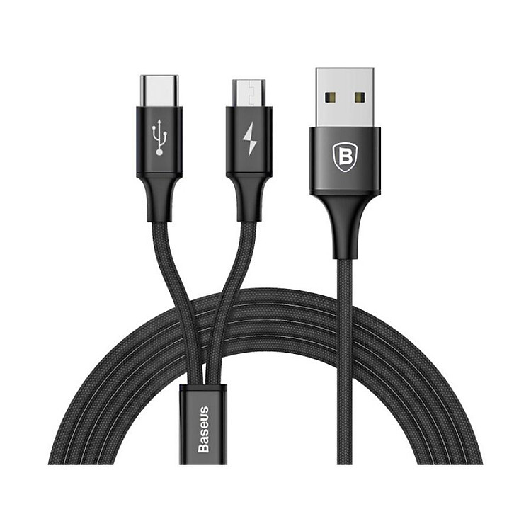 Cáp Sạc Dữ Liệu 3 Đầu Baseus