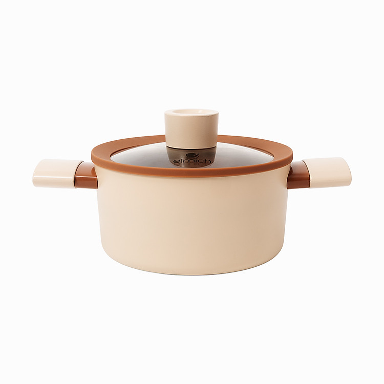 Nồi chống dính Ceramic Elmich Mocha EL5539MC