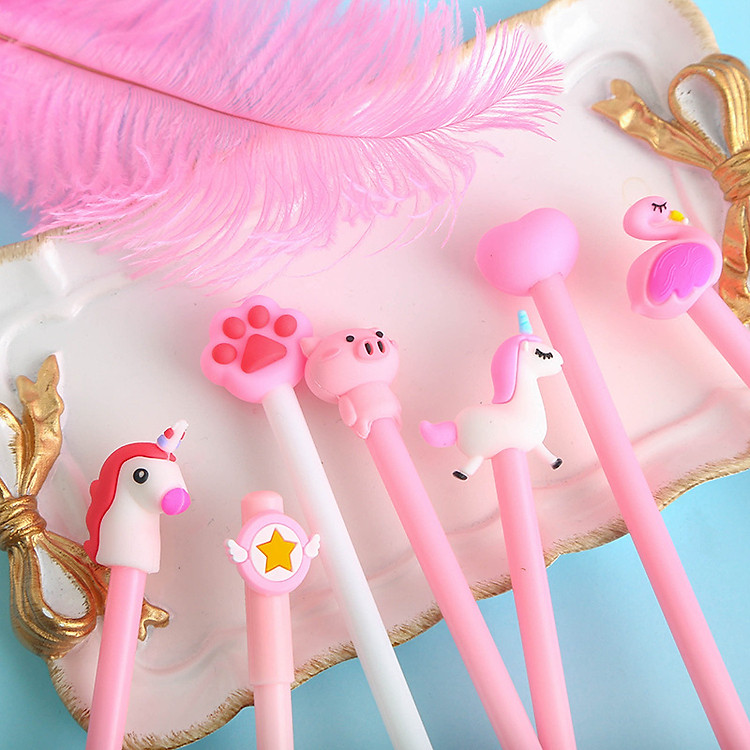 Bộ Bút Bi Hồng Cute (5 chiếc)