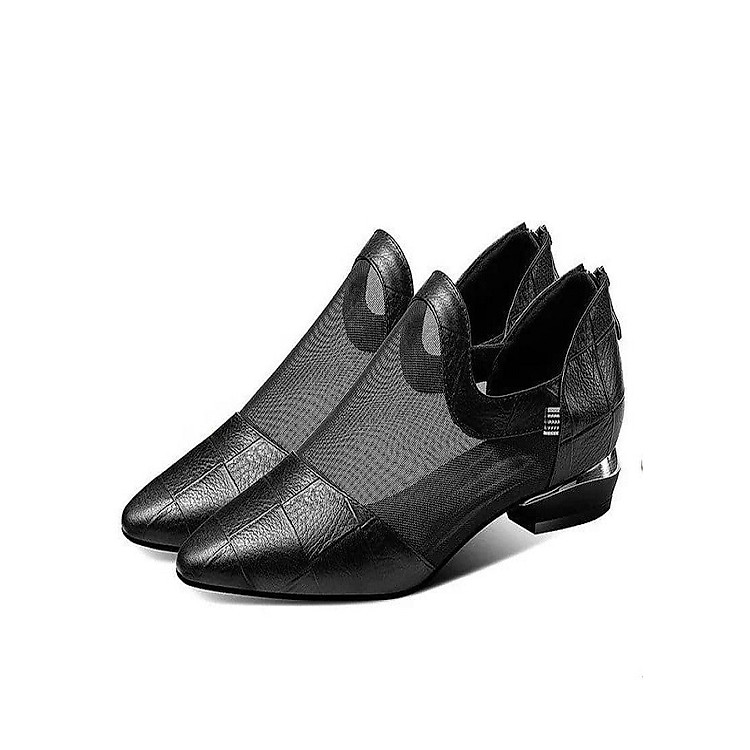 GIày búp bê mũi nhọn gót 1.5cm