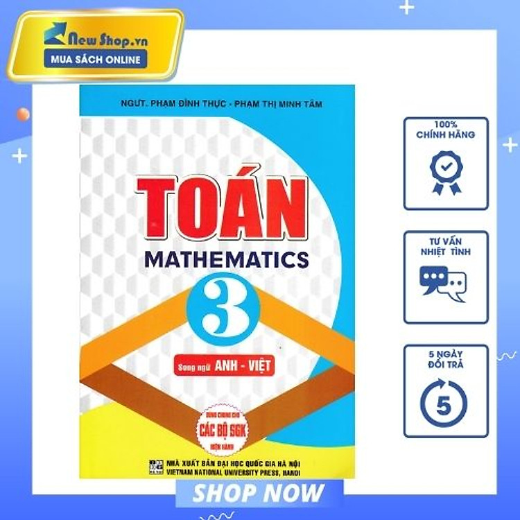 Toán 3 – Mathematics 3 (Song Ngữ Anh Việt)