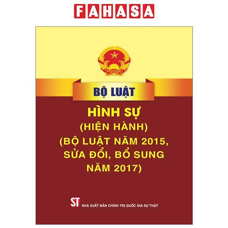 Bộ Luật Hình Sự (Hiện Hành) (Sửa Đổi, Bổ Sung Năm 2017)