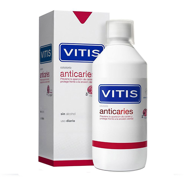 Nước súc miệng ngăn ngừa sâu răng Vitis Anticaries 500ml