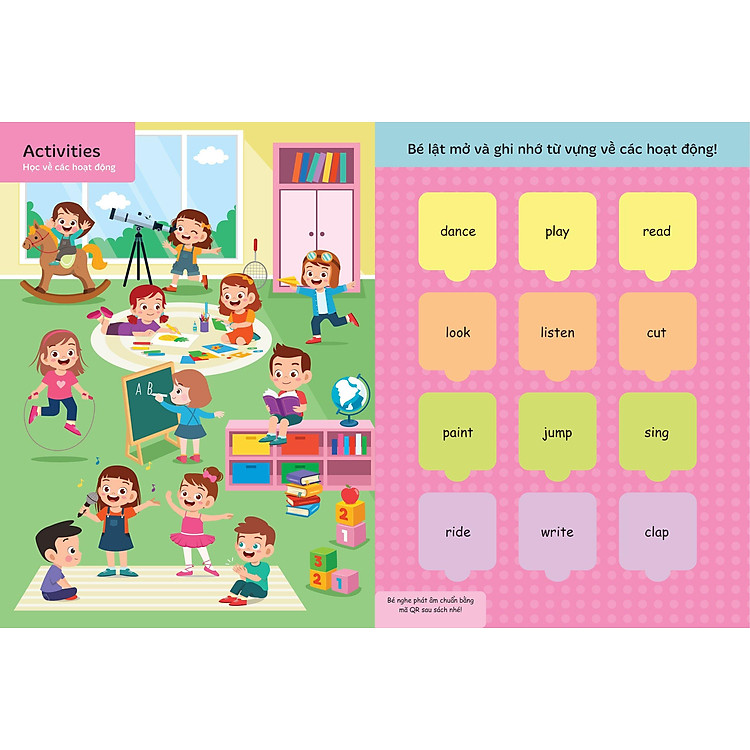 Lật Mở Từ Vựng Tiếng Anh Đầu Tiên Cho Bé - Cuốn 1 - Ảnh 4