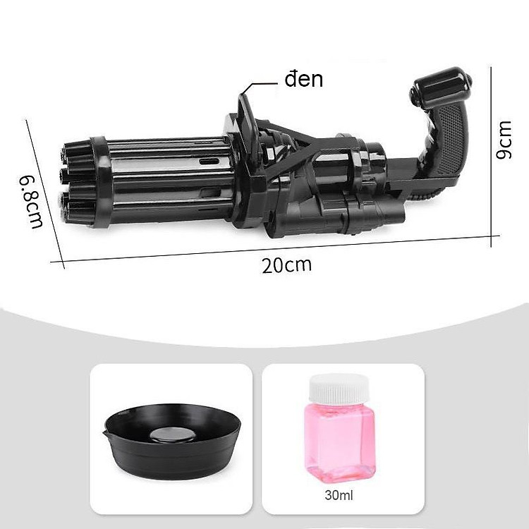 Mua Súng Bắn Bong Bóng 8 Nòng Siêu Mạnh Chính hãng Giá rẻ - Hình ảnh 3