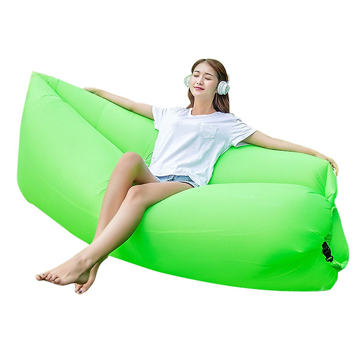 Túi Hơi Du Lịch Đa Năng Loại Lớn - Ghế Hơi Thư Giãn - Nệm Hơi Không Thấm Nước (màu xanh)