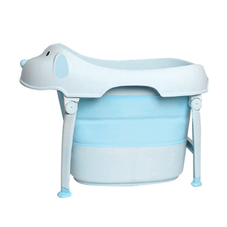 Chậu tắm gấp gọn hình thú cho bé