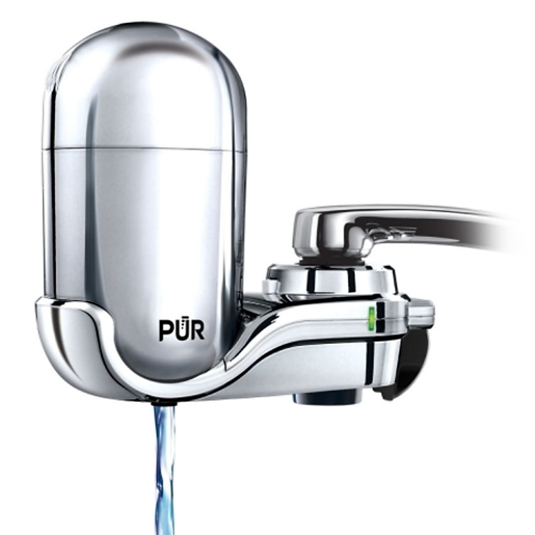 Thiết bị lọc nước tại vòi hàng nhập khẩu Pur, loại bỏ chì và hơn 70 tạp chất có trong nước, đạt tiêu chuẩn của Mỹ và Việt Nam