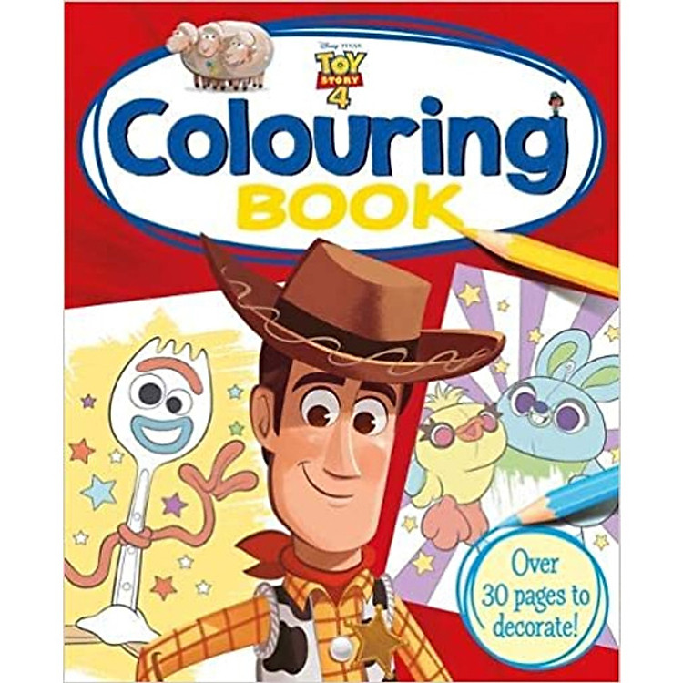 Dny Pixar Toy Story 4: Colouring Book