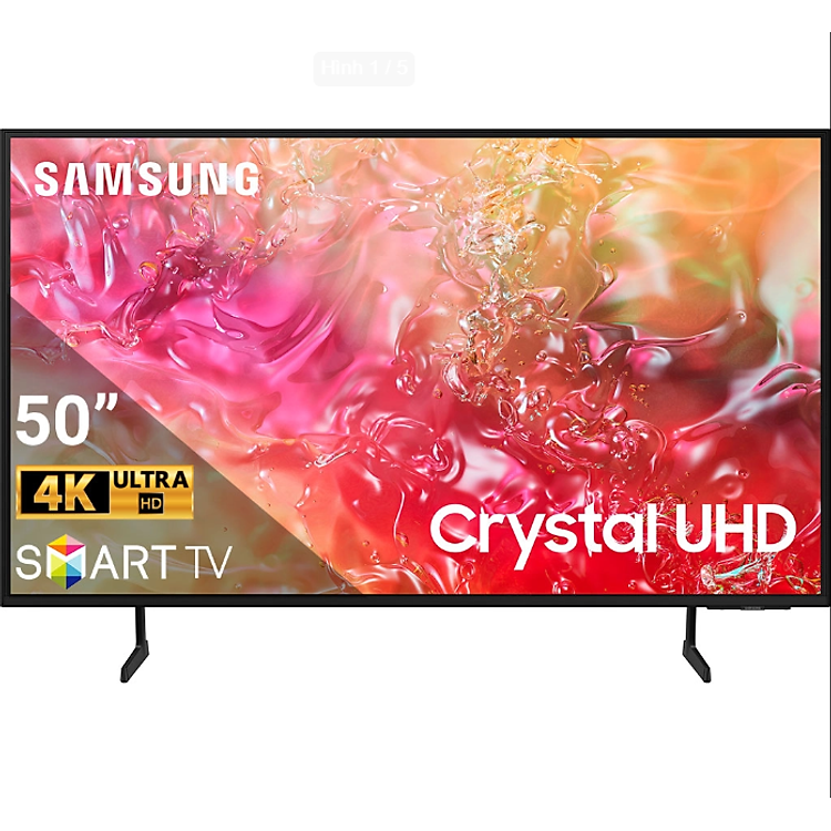 Smart Tivi Samsung 4K 50 inch UA50DU7000KXXV - Hàng chính hãng