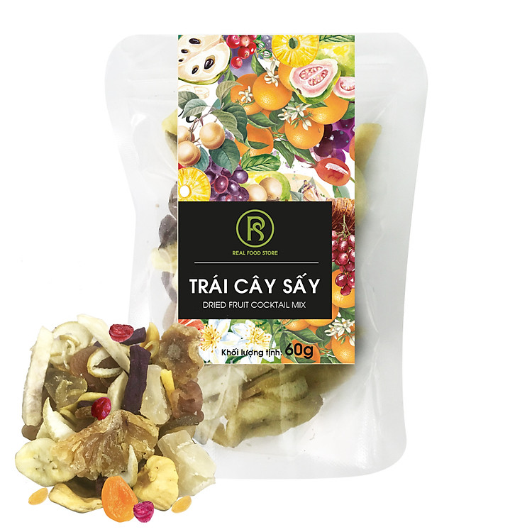 Túi Trái Cây Sấy Real Food Store (60g)