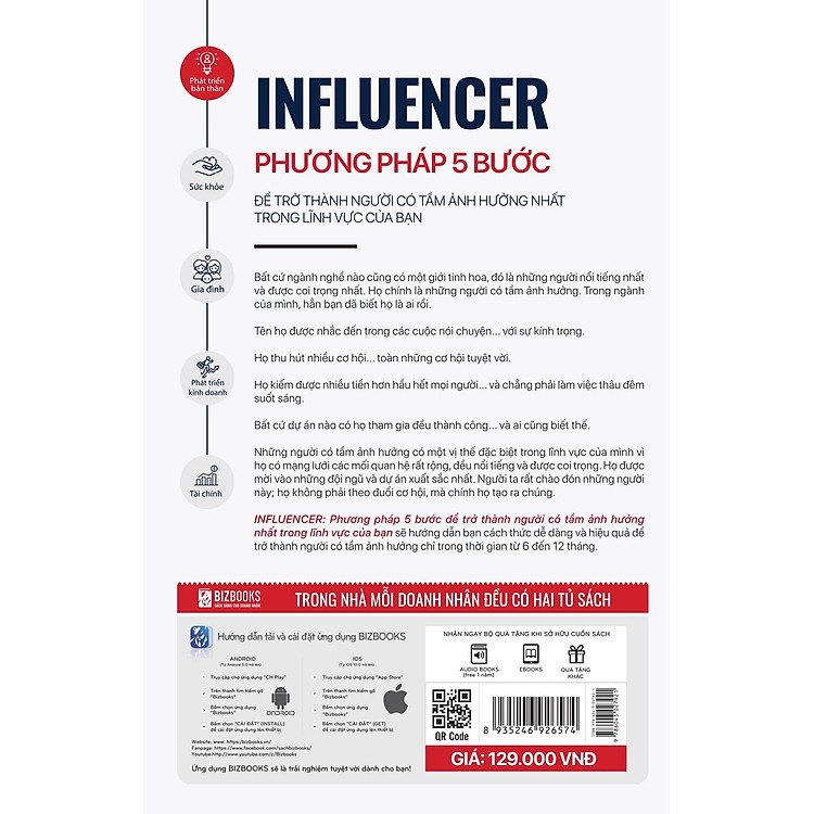 Influencer - Phương Pháp 5 Bước Để Trở Thành Người Có Tầm Ảnh Hưởng Nhất Trong Lĩnh Vực Của Bạn - Ảnh 2
