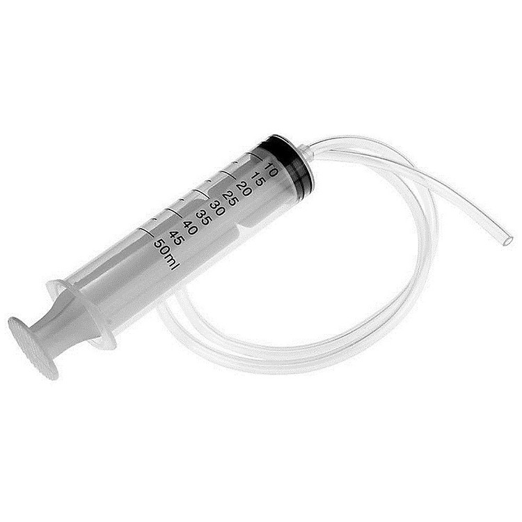 Xi Lanh Kèm Ống Nối Nhựa Nối Dài 80cm. Bơm Thức Ăn Cho Thú Cưng Màu Trắng