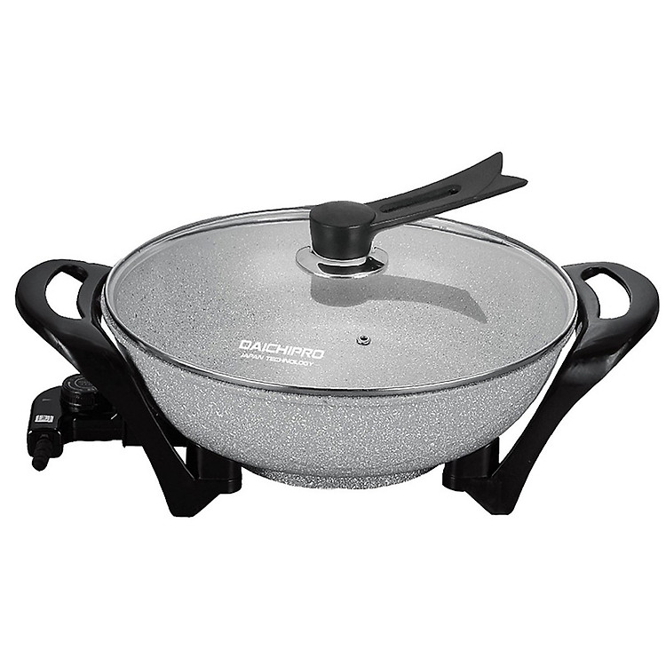 Nồi Chảo Lẩu Điện Tròn Lớn (33x9cm) Daichipro DCP-33 (6 lít) - Chính Hãng