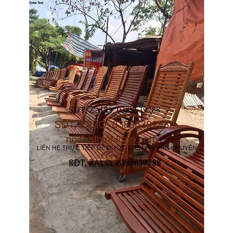 ghế lười gỗ rẻ cau