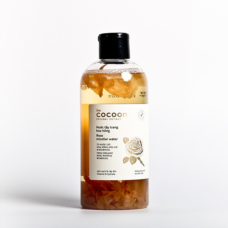 Nước tẩy trang hoa hồng cocoon 300ml (rose micellar water)