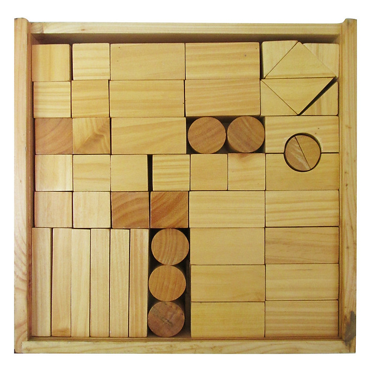 Bộ Xếp Hình XD 100 Chi Tiết Mộc - Minh Thành