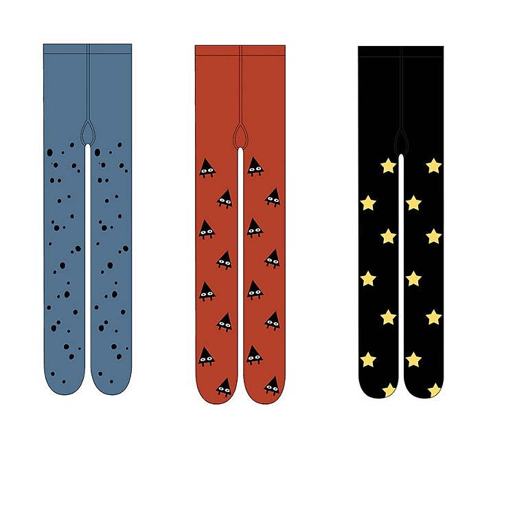 Bộ 3 quần tất 80D cho bé gái phong cách Hàn Quốc