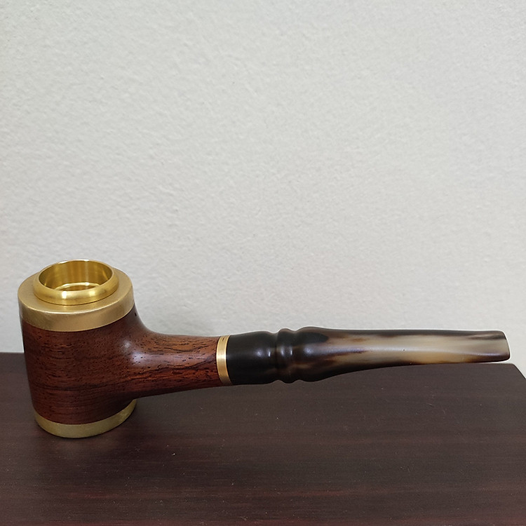 Tẩu Bắt Tóp Cigar Điếu Cuối Cán Sừng Đế Đứng TS10 Ring Size 42-60 - Ảnh 5