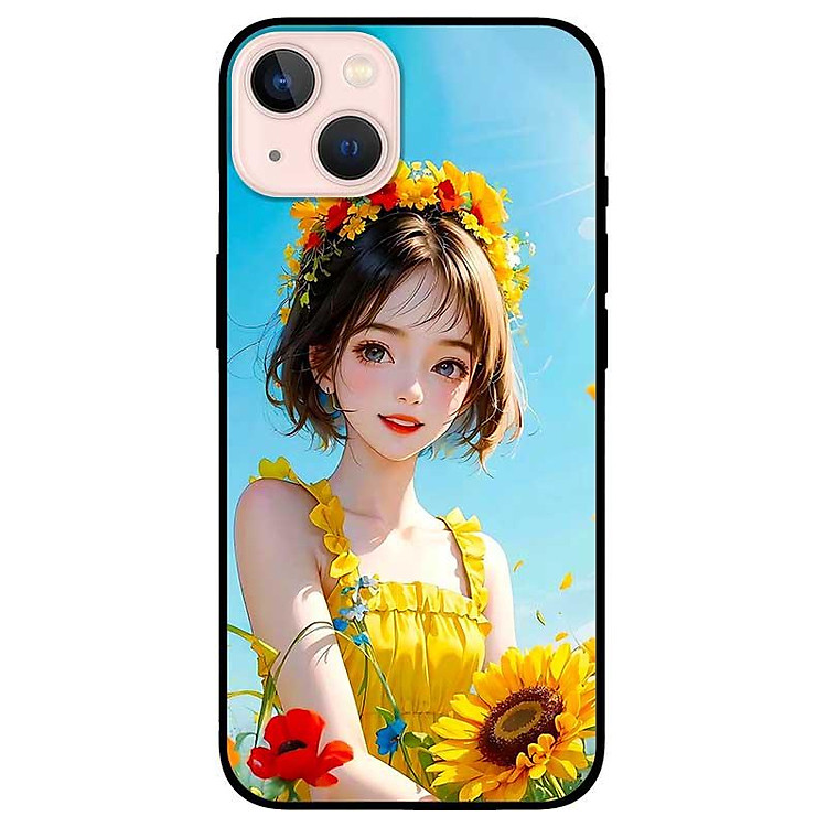 Ốp lưng dành cho Iphone 12 - 12 Pro - 12 Pro Max - 13 Mini - 13 - 13 Pro - 13 Pro Max - Vương Miệng Hoa - Hàng Chính Hãng