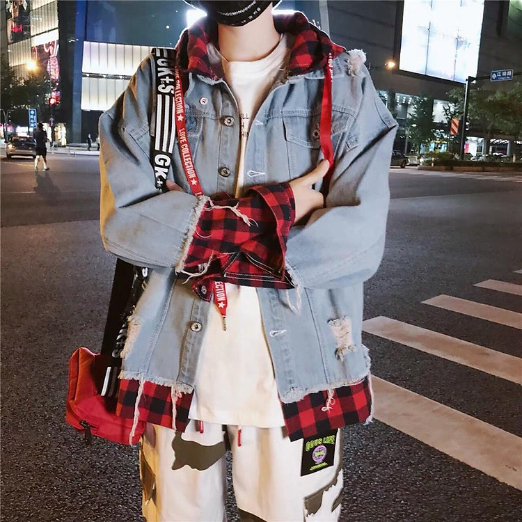 Áo khoác jean nam - áo khoát jean nữ - Phong cách Bad Boy For Life cá tính & nhẹ nhàng- hàng shop MK02