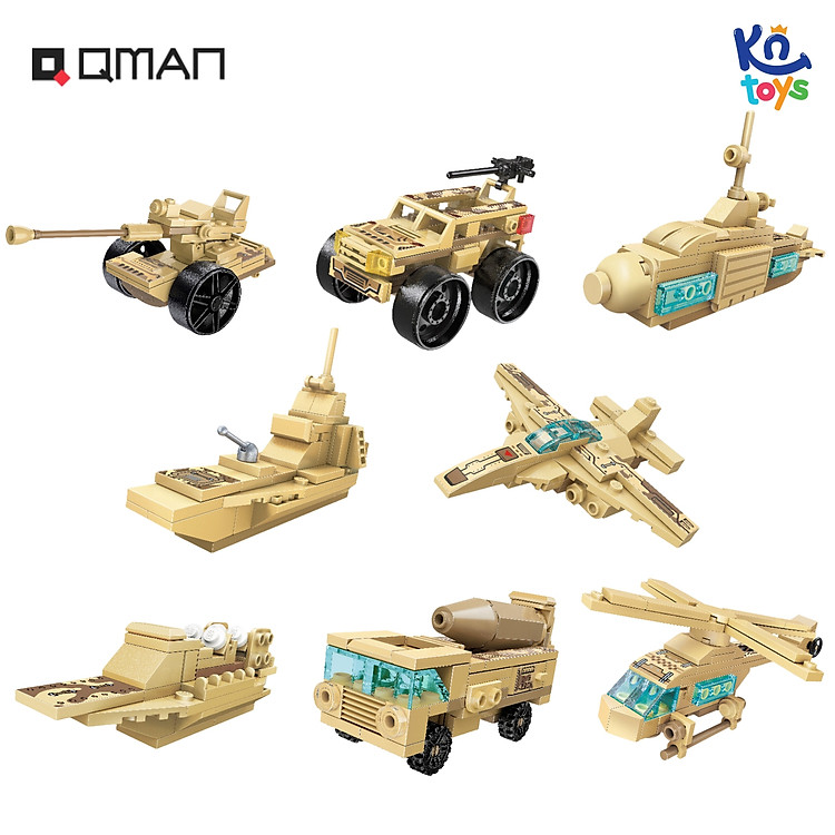 Mua Đồ Chơi Xếp Hình Qman 42202 - Xe bọc thép Chính hãng Ưu đãi - Hình ảnh 3