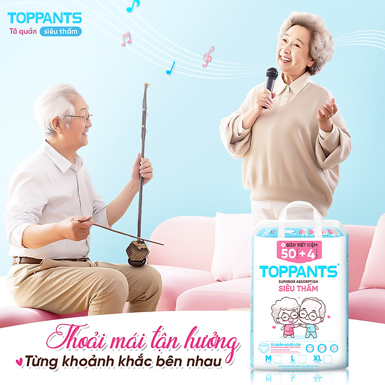 Mua Tã Quần người lớn TOPPANTS Size L Chính hãng Giá tốt - Hình ảnh 4