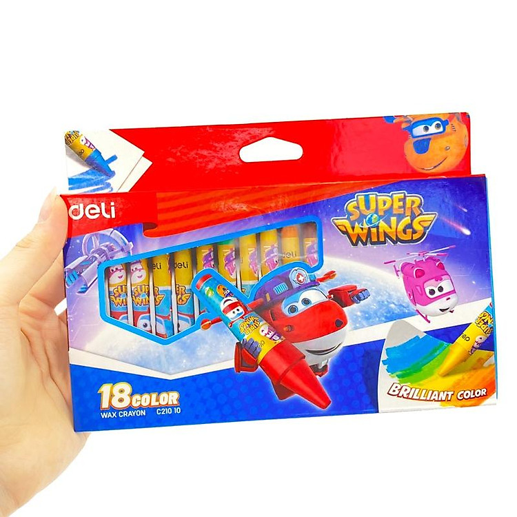 Bút Sáp Màu Deli EC21010 (18 màu) - Ảnh 5