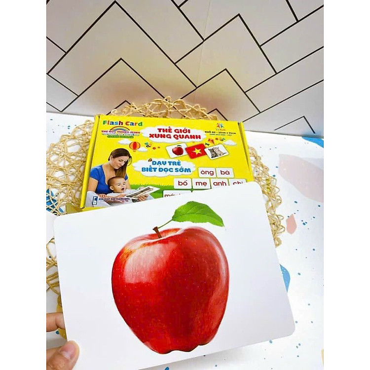 Bộ Thẻ Học Thông Minh Flashcard Thế Giới Xung Quanh Việt Hà Khổ A5 - Song Ngữ Anh Việt - Ảnh 5