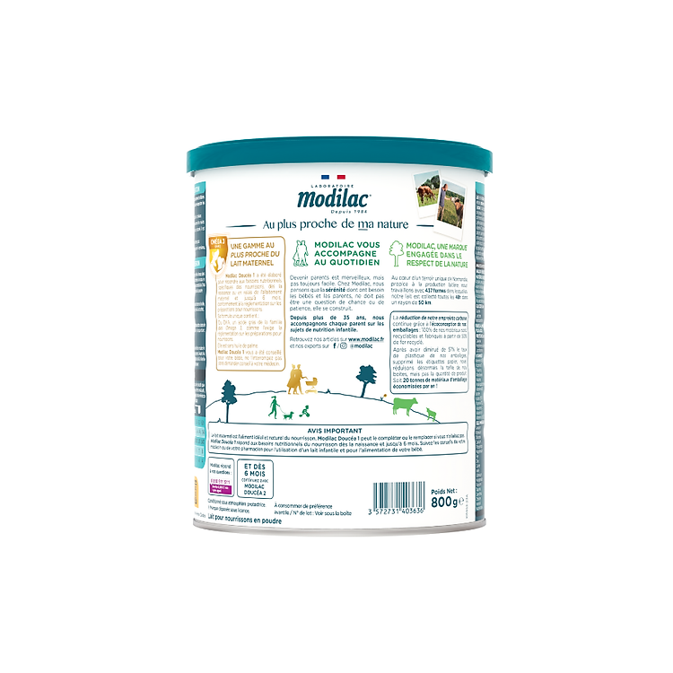 Sữa bột Modilac Doucéa 1 800g Tin cậy Giá rẻ - Hình ảnh 4