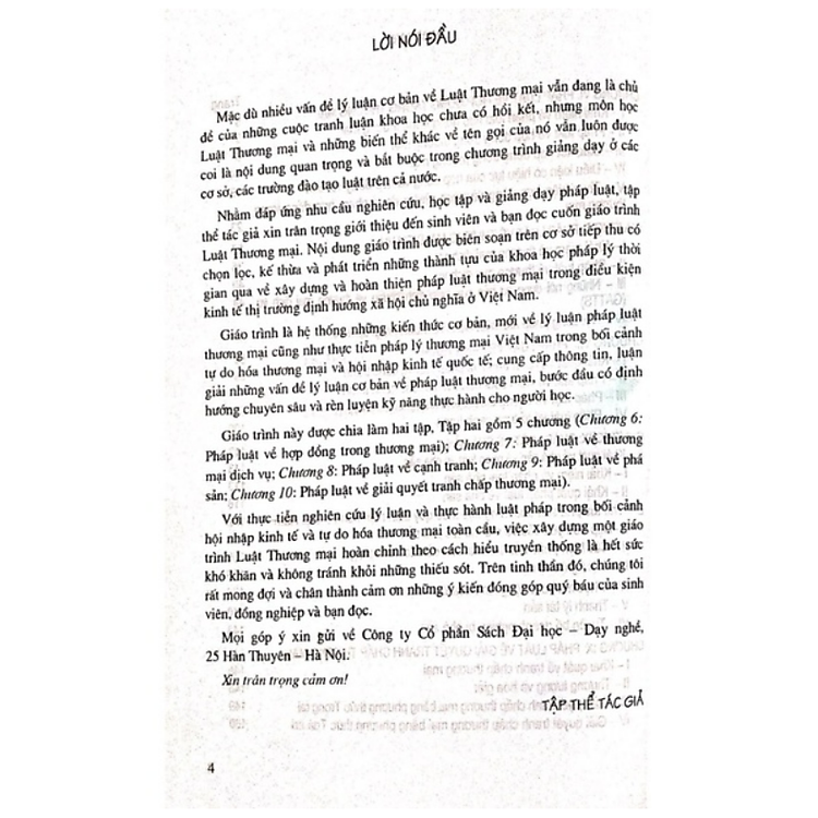 Giáo Trình Luật Thương Mại Tập 2 (DN) - Ảnh 3