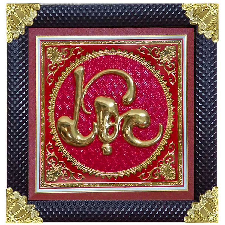 Tranh Đồng Thư Pháp Chữ Lộc - Tôn Đản HP (60 x 60 cm)