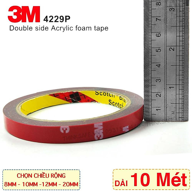 Băng Keo Cường Lực 3M 4229P (10mm x 10m) - Ảnh 7